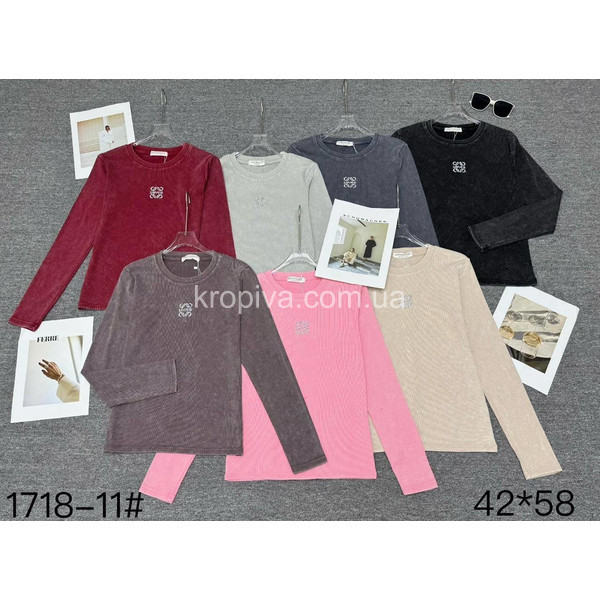 Женская кофта 1718-11 норма микс оптом 080825-0183