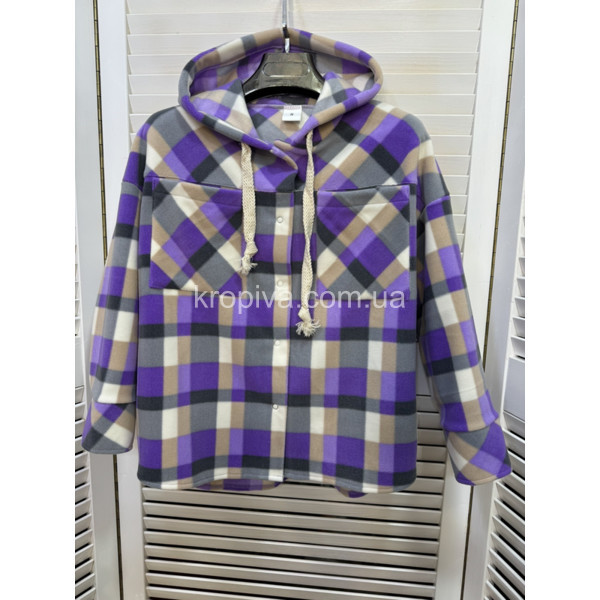 Детский кардиган/рубашка флис оптом 240825-675