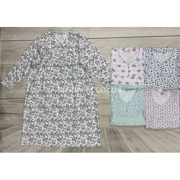 Женская ночнушка 7152 батал микс оптом 310825-16