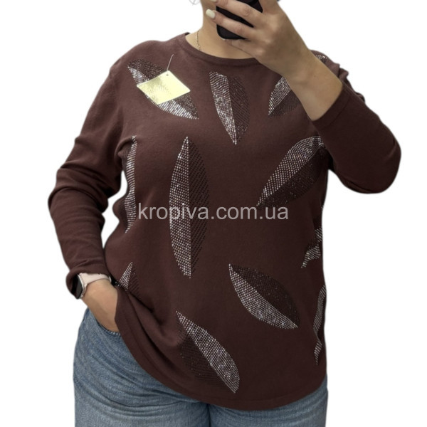 Женская кофта 25221 батал микс оптом 300825-716