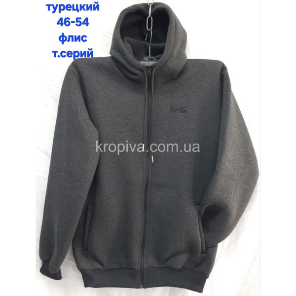 Чоловіча кофта на блискавці з капюшоном оптом 100925-87