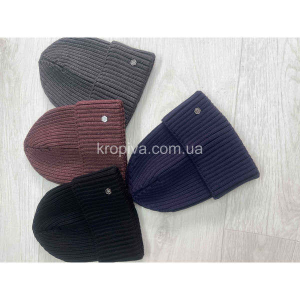 Мужская шапка одинарная микс оптом 160925-605