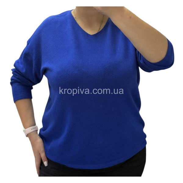 Женский свитер 25508 мыс батал микс оптом 240925-769