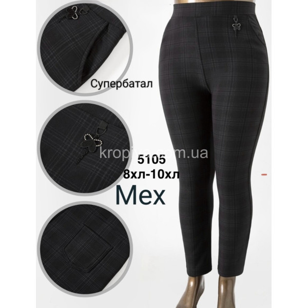 Женские теплые штаны 5105 cупербатал микс оптом 081025-31