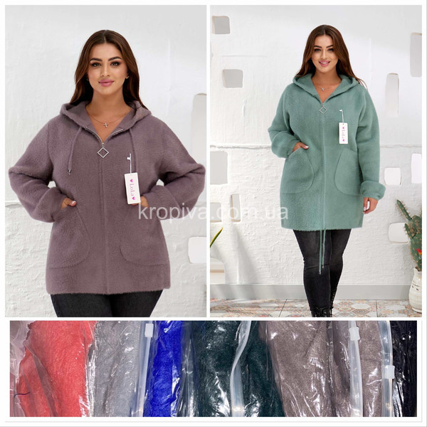 Женский кардиган 610 батал микс оптом 241025-033