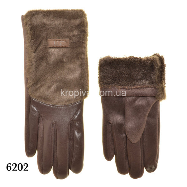 Рукавички жіночі 6202 ПЖМ мікс оптом  (261025-665)