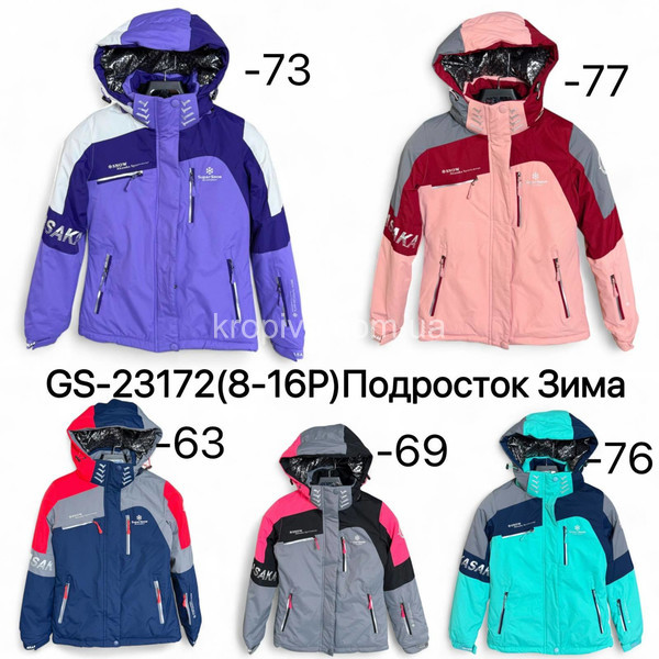 Дитяча куртка 8-16 років термо зима оптом 061125-643