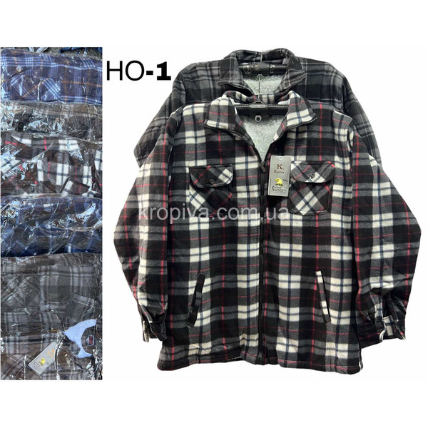 Мужская рубашка на меху микс оптом 221125-656