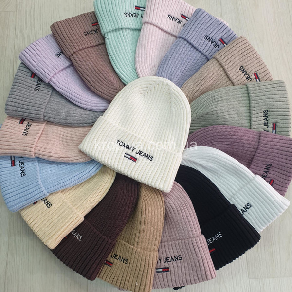 Женская шапка молодежная микс оптом 051225-716