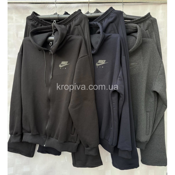 Мужской спортивный костюм на флисе батал оптом 161225-608