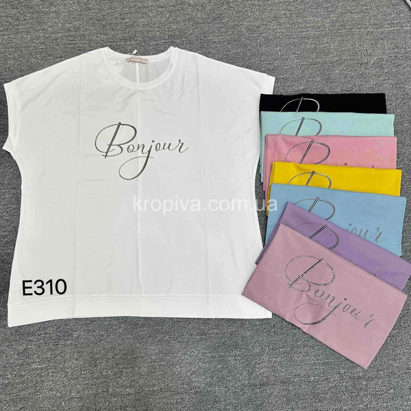 Женская футболка батал микс оптом 110126-631