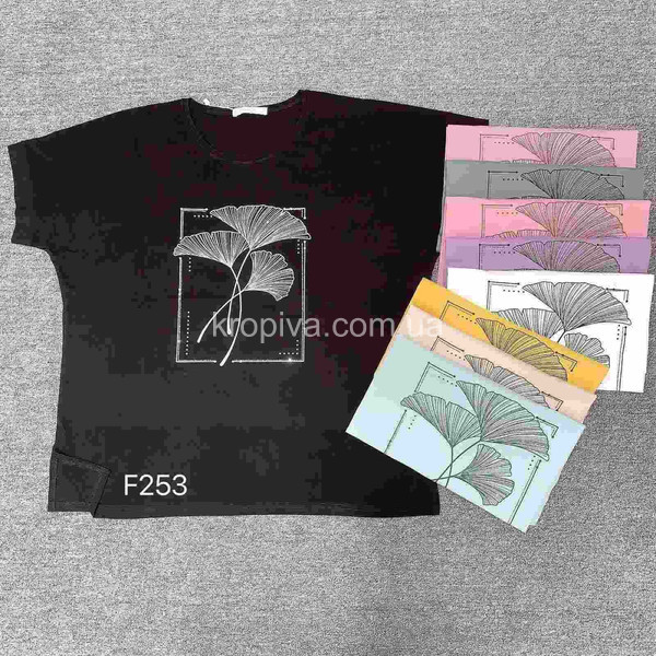 Женская футболка батал микс оптом 110126-641