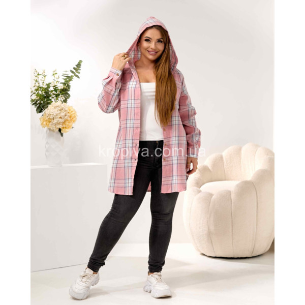 Женская рубашка 7750 фланель оптом 210126-742