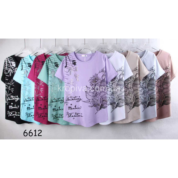 Женская футболка полубатал микс оптом 210126-763