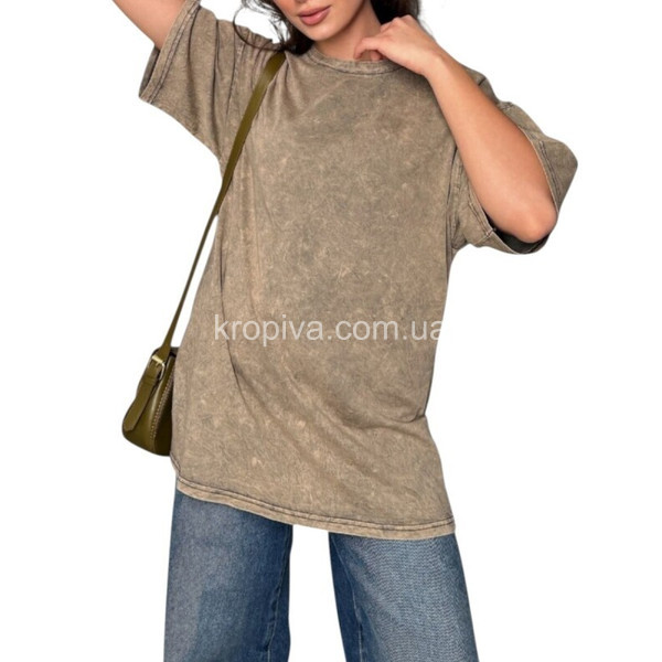 Женская футболка овер оптом 310126-44