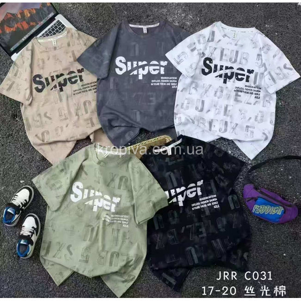 Детская футболка 10-15 лет оптом 270126-752