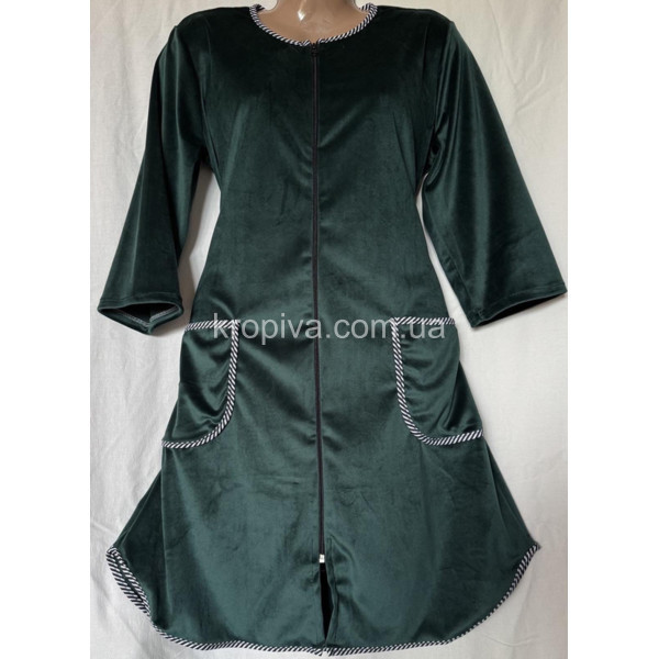 Женский халат велюр полубатал оптом 090226-675