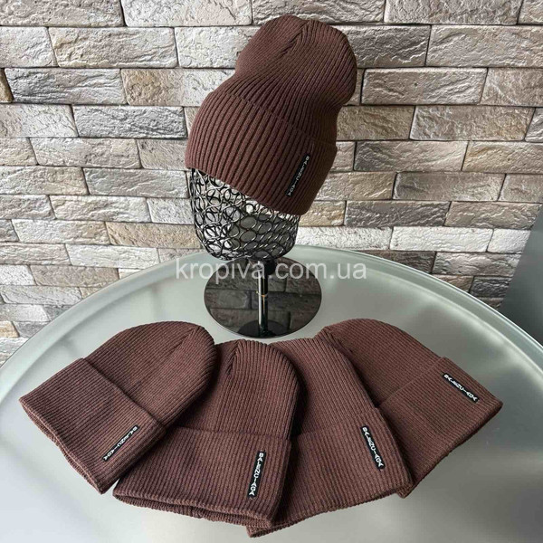 Молодіжна одинарна шапка оптом 130226-51