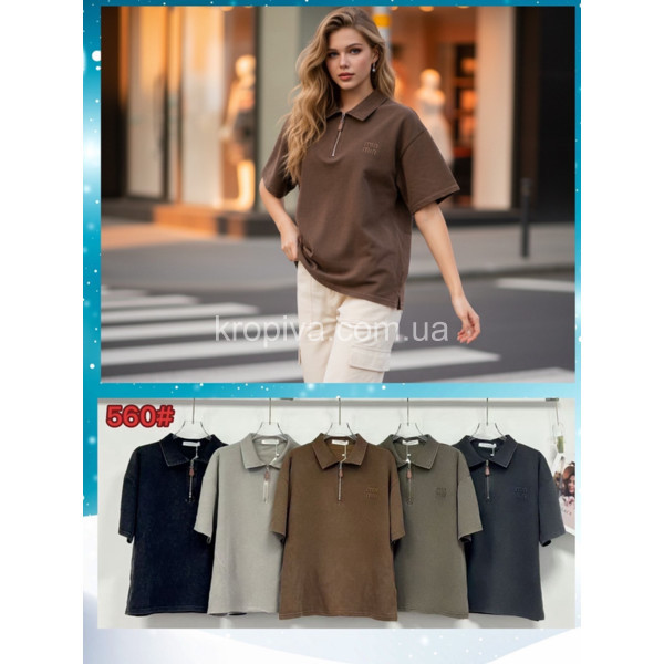 Женская футболка полубатал микс оптом 150226-0266