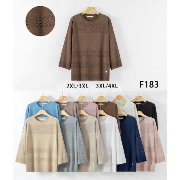 Жіноча кофта батал мікс оптом 220226-663