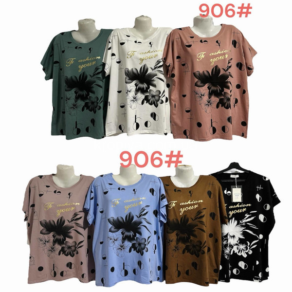 Женская футболка 906 микс оптом 270226-88