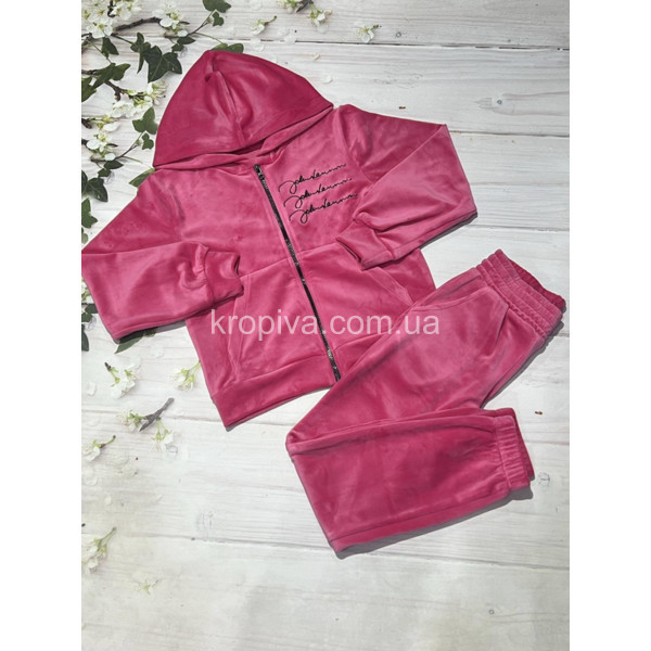 Детский костюм 988 велюр весна оптом 090326-737