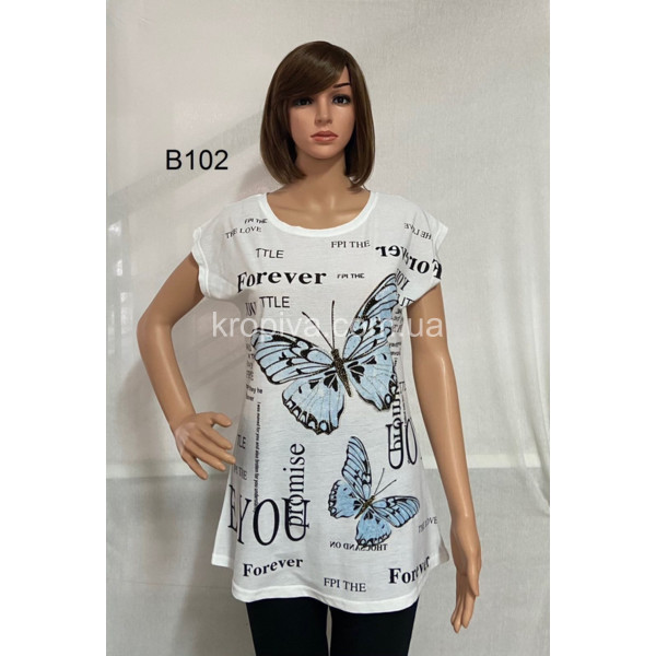 Женская футболка полубатал микс оптом 100326-716