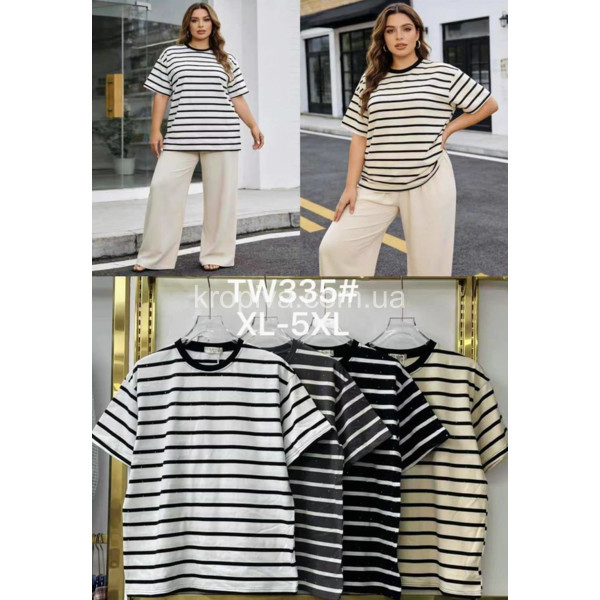 Женская футболка батал оптом 100326-726