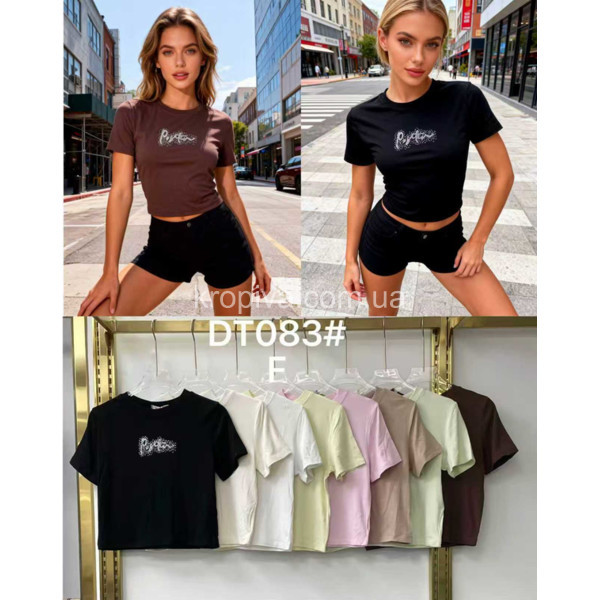 Женская футболка норма микс оптом 100326-736