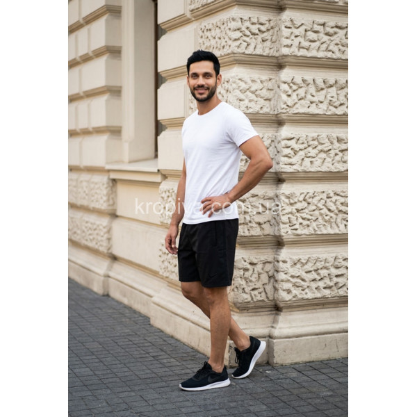 Мужские шорты 10 черный батал оптом 120326-29