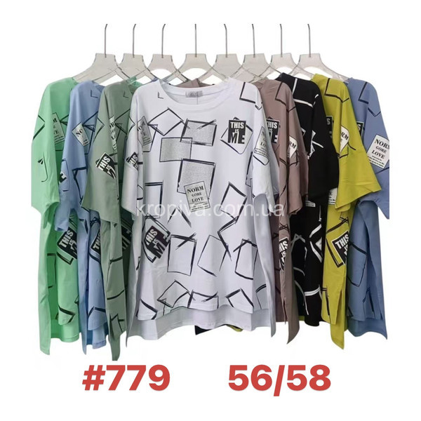 Женская футболка батал оптом 210326-085