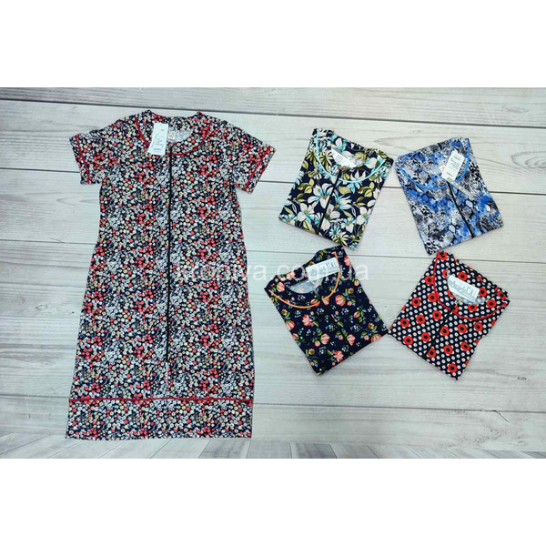 Женский халат 3386 ANDIN норма микс оптом 240326-015