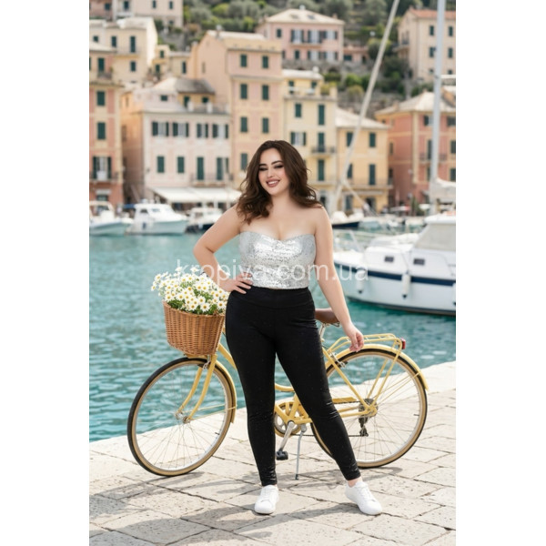 Женские лосины с камнями 5368 оптом 260326-08