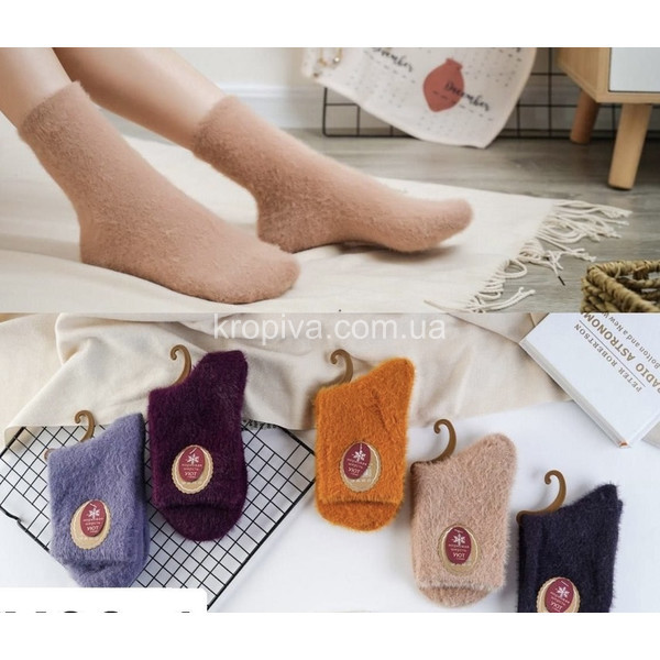 Жіночі шкарпетки термо шерсть норки оптом 101222-613
