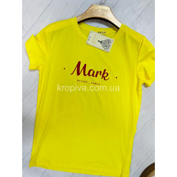 Жіноча футболка норма 44 Туреччина мікс оптом  (080523-768)