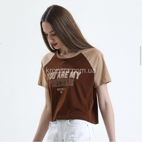 Женская футболка норма Турция оптом 230523-733