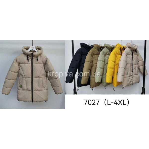 Женская куртка батал зима Турция оптом  (071023-741)