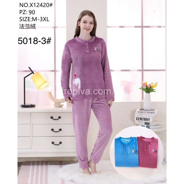 Женская пижама махра батал оптом 111023-742