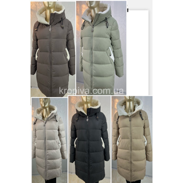 Жіноча зимове пальто напівбатал оптом 141023-681