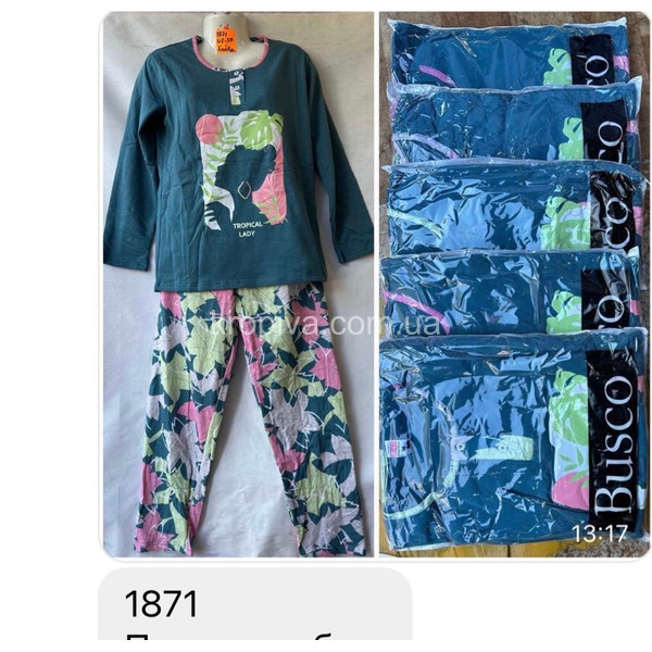 Женская пижама полубатал узбек оптом 261023-604