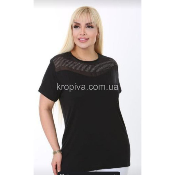 Женская футболка батал Турция оптом  (260224-662)