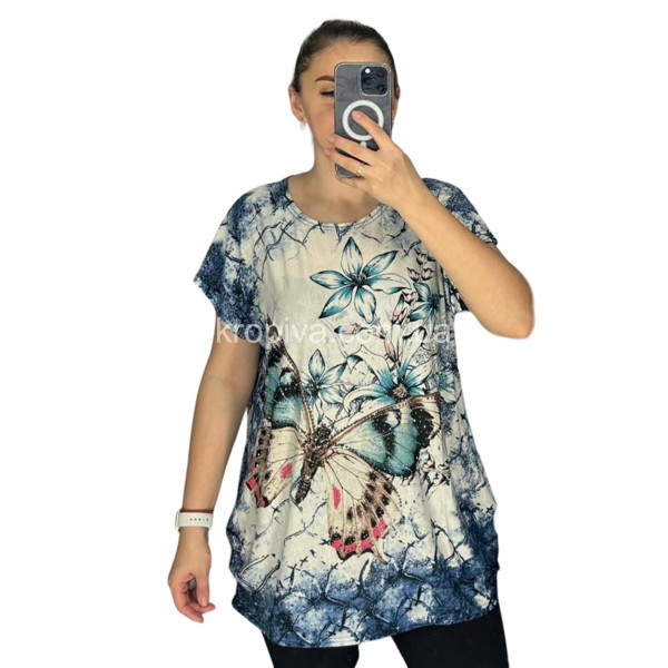 Жіноча футболка холодок олія 6589 оптом  (270224-705)