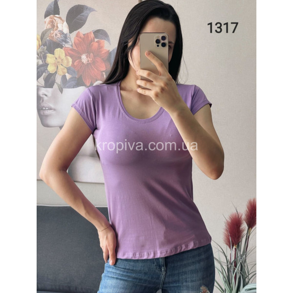Женская футболка норма микс оптом  (270324-315)