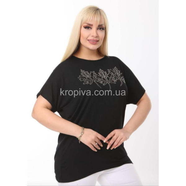 Женская футболка батал Турция оптом  (070424-673)