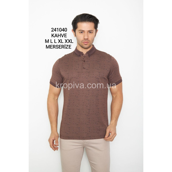Чоловічі футболки-поло норма Туреччина оптом 140424-601