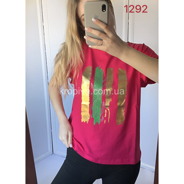 Жіноча футболка норма оптом 190424-439