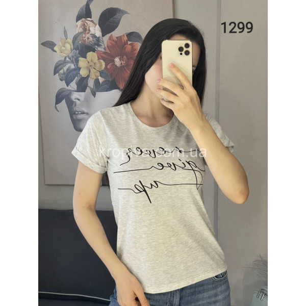 Женская футболка норма микс оптом 190424-459