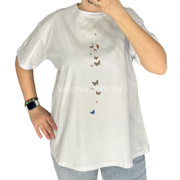 Жіноча футболка 54006 батал оптом  (240424-622)