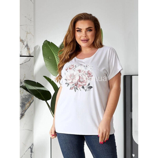 Женская футболка 2317 батал микс оптом 230624-190