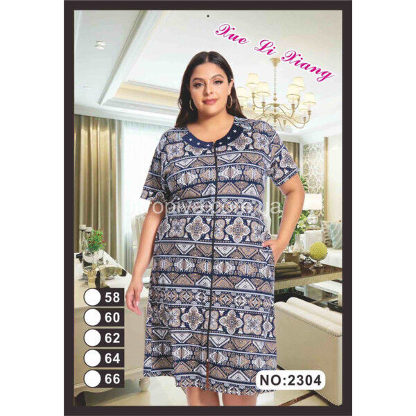 Женский халат батал оптом 150125-62